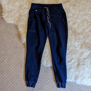 Figs Zamora navy blue joggers scrub pants S